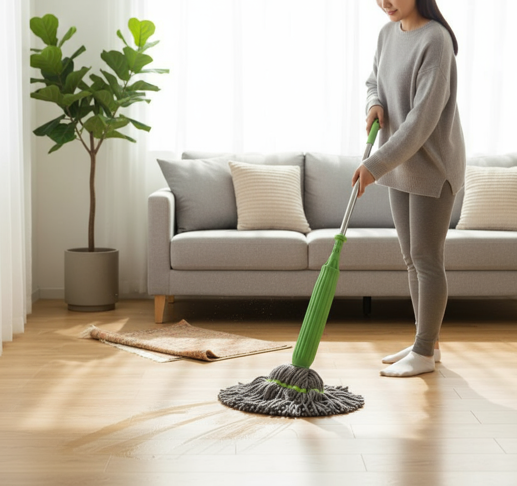 Self-twisting Water Rotating Mop